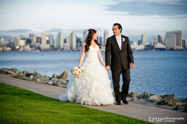 san diego bride and groom