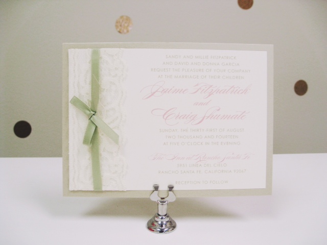 Lace Invitations