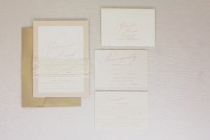 Blush pink and lace Invitations