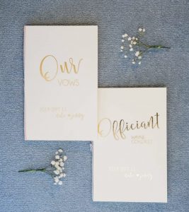 Real Wedding: Vow Books