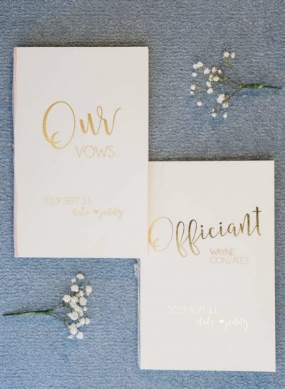 Real Wedding: Vow Books