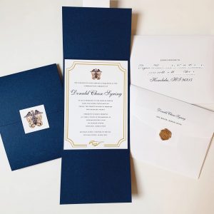 Navy Commissioning Ceremony Invitations