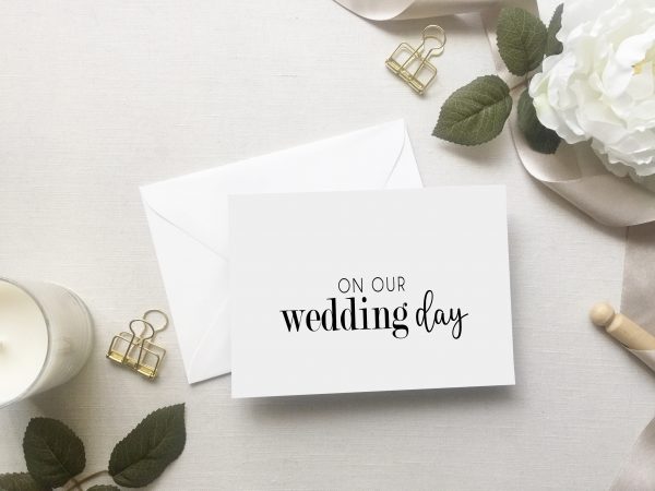 On our Wedding Day Card