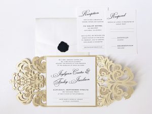 Laser Cut Wedding Invitations