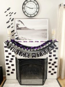 Countdown to Halloween & Mantel