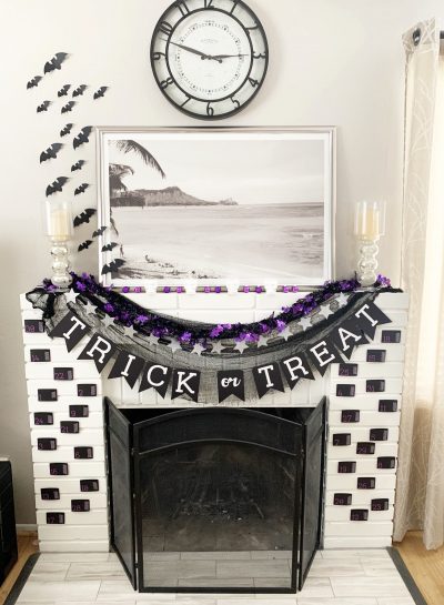 Countdown to Halloween & Mantel