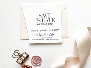 Save the Date Coasters