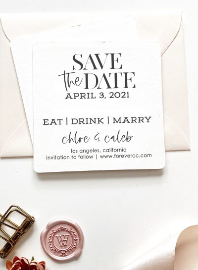 Save the Date Coasters
