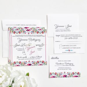 Mexican Inspired Wedding Invitations